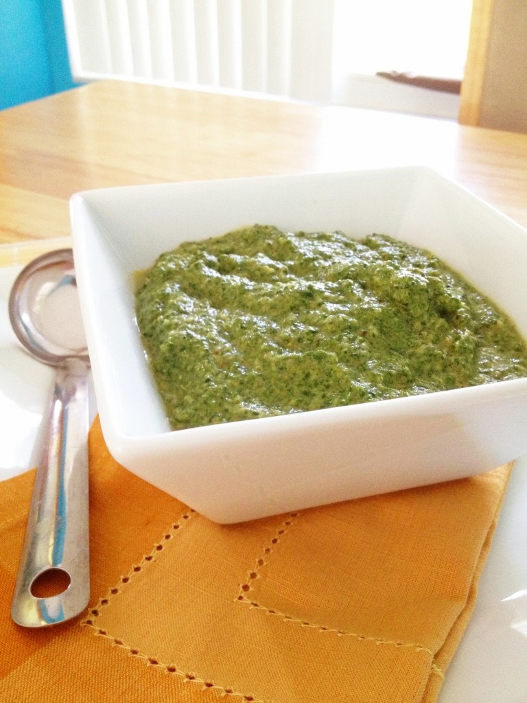 Spiced Creamy Spinach (Palak Paneer without the Paneer)