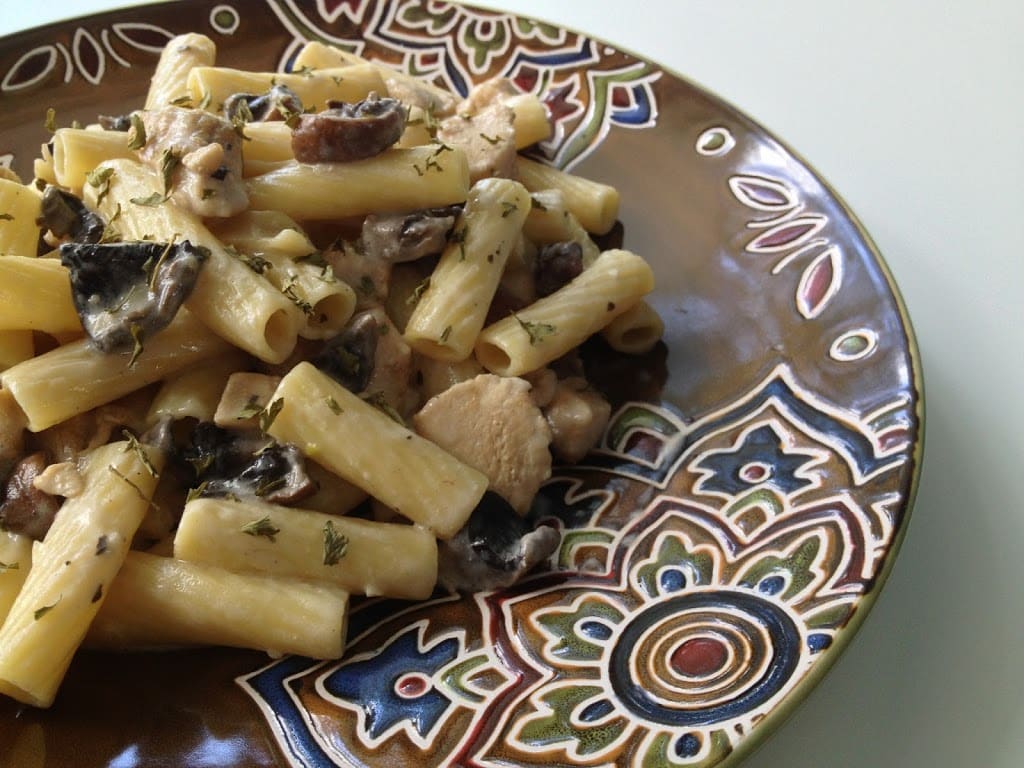 Chicken and Mushroom Rigatoni