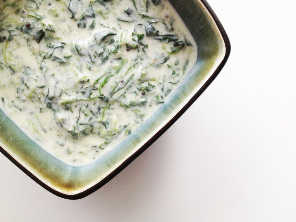 Spinach Raita (Palak Raita)