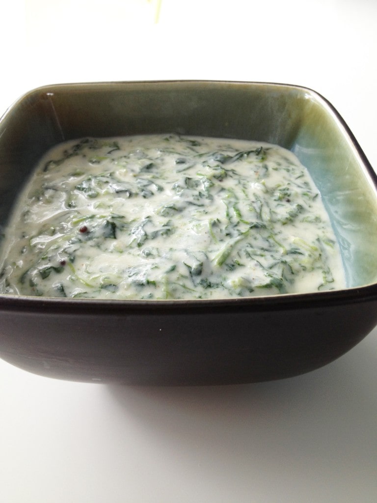 Spinach Raita (Palak Raita)