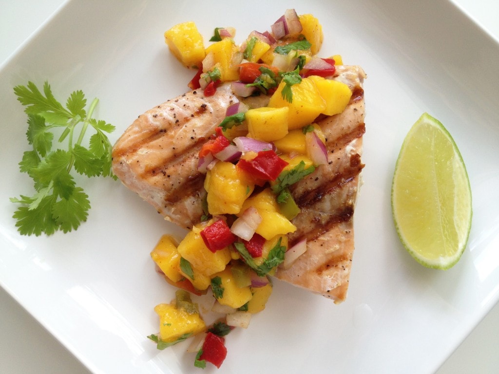 Grilled Salmon with Mango Salsa The Cooking Jar