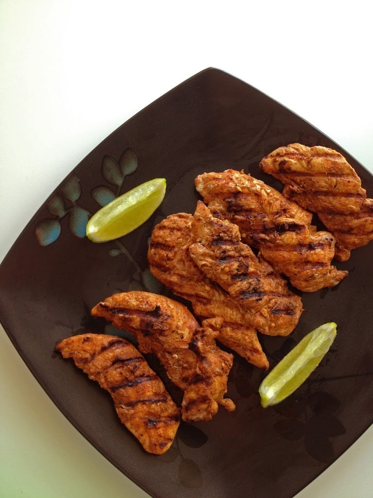 Paprika and Lime Grilled Chicken Tenderloins