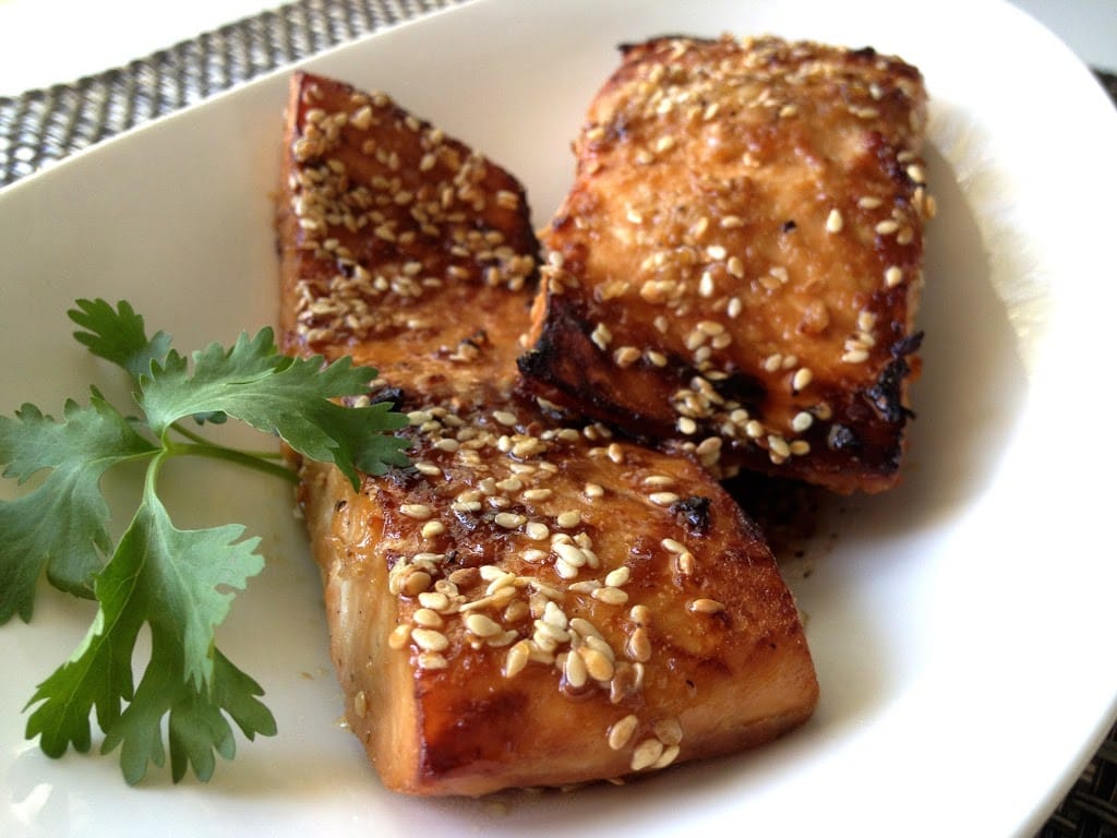 Broiled Sesame Salmon