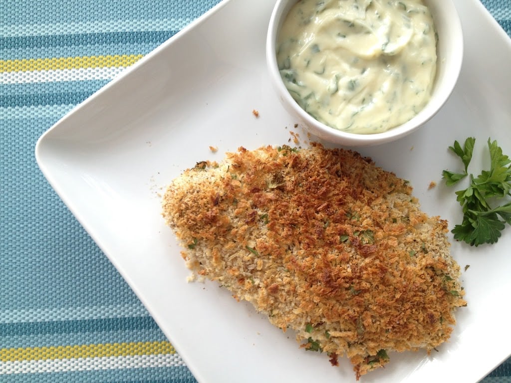 Panko Crusted Tilapia