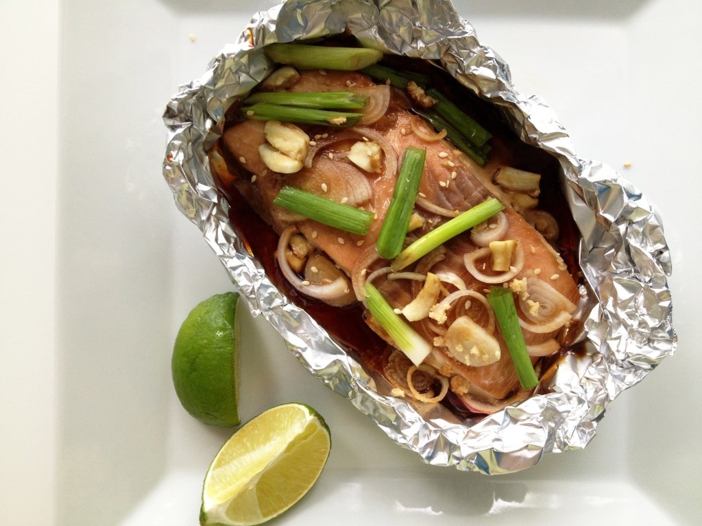 Baked Honey Soy Salmon