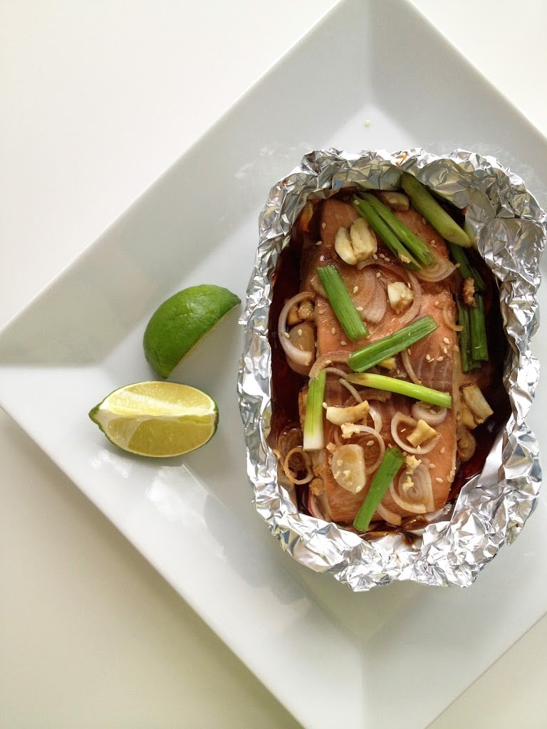 Baked Honey Soy Salmon