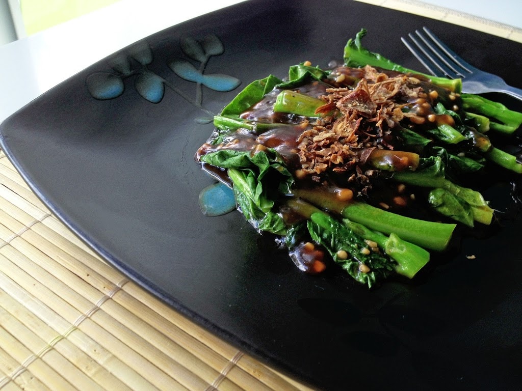 Stir-Fry Greens with Oyster Sauce