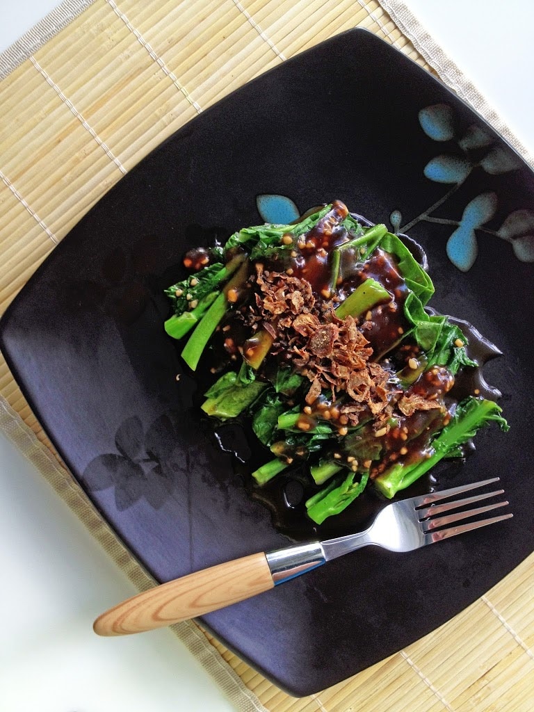 Stir-Fry Greens with Oyster Sauce