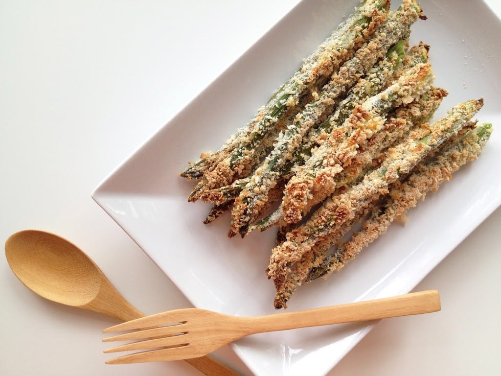 Crispy Parmesan and Panko Asparagus