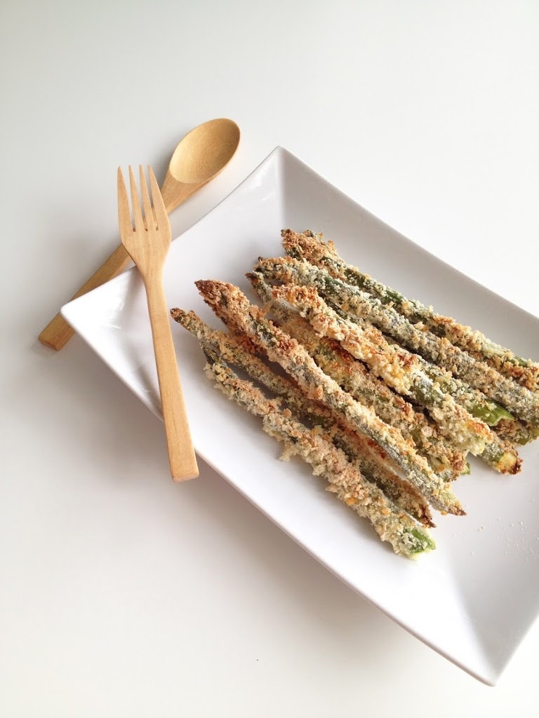 Crispy Parmesan and Panko Asparagus