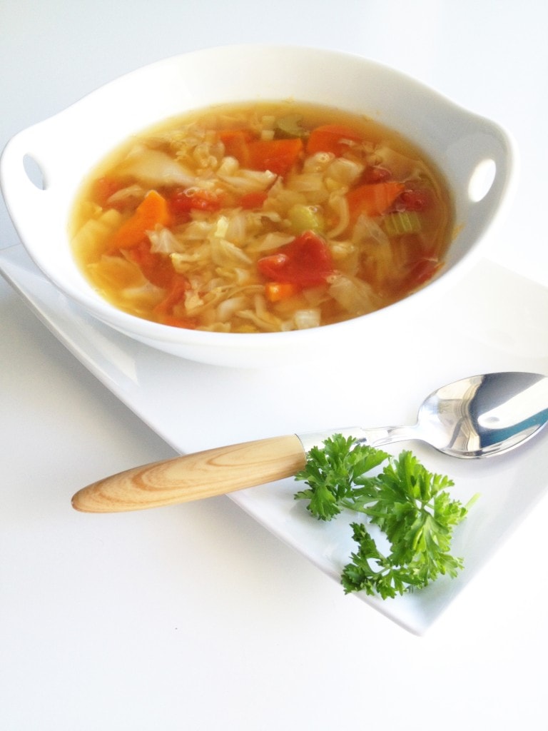 Asian Inspired Cabbage Soup