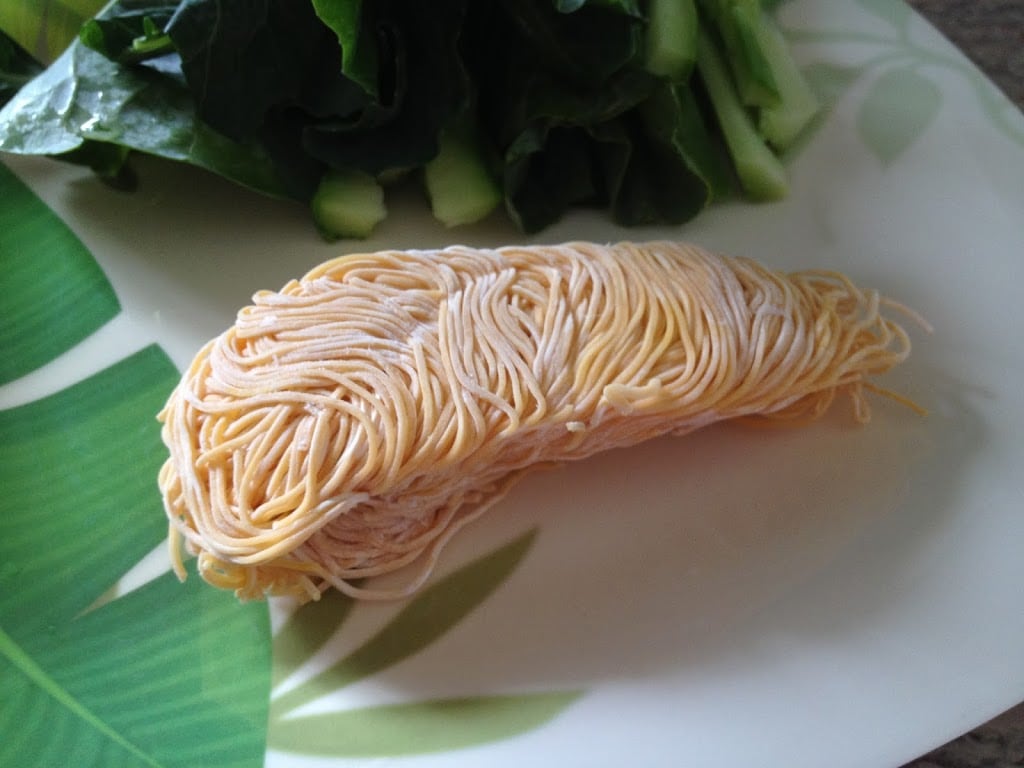 Frozen wonton noodles