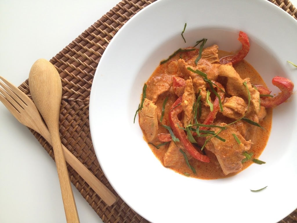 Easy Panang Chicken Curry