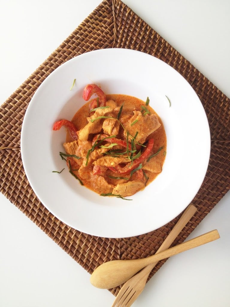 Easy Panang Chicken Curry