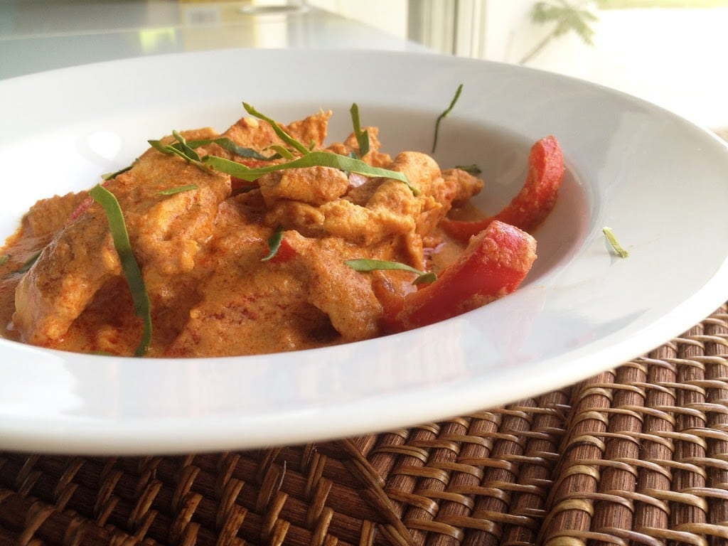 Easy Panang Chicken Curry