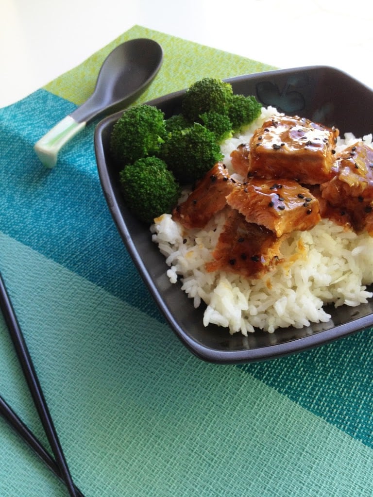 Healthy Salmon Bowl