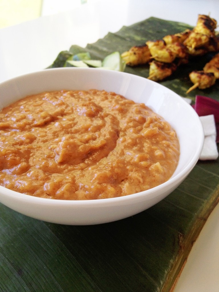 Roasted Shallot Peanut Sauce Recipe 