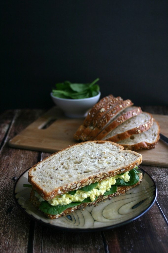 Sloppy Egg Salad Sandwich