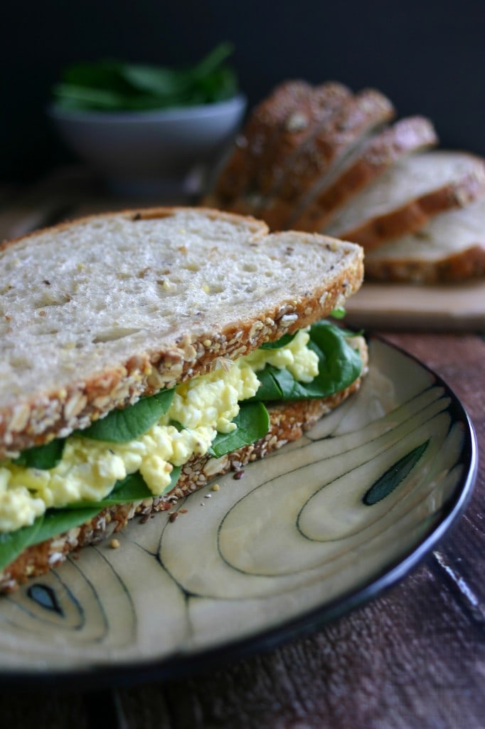 Sloppy Egg Salad Sandwich