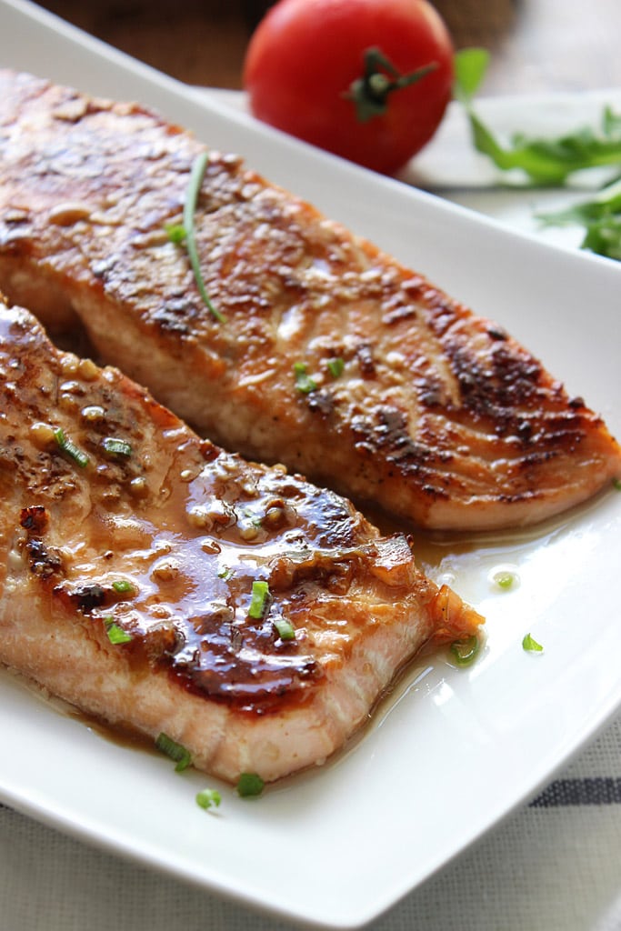 Honey Garlic Salmon - The Cooking Jar