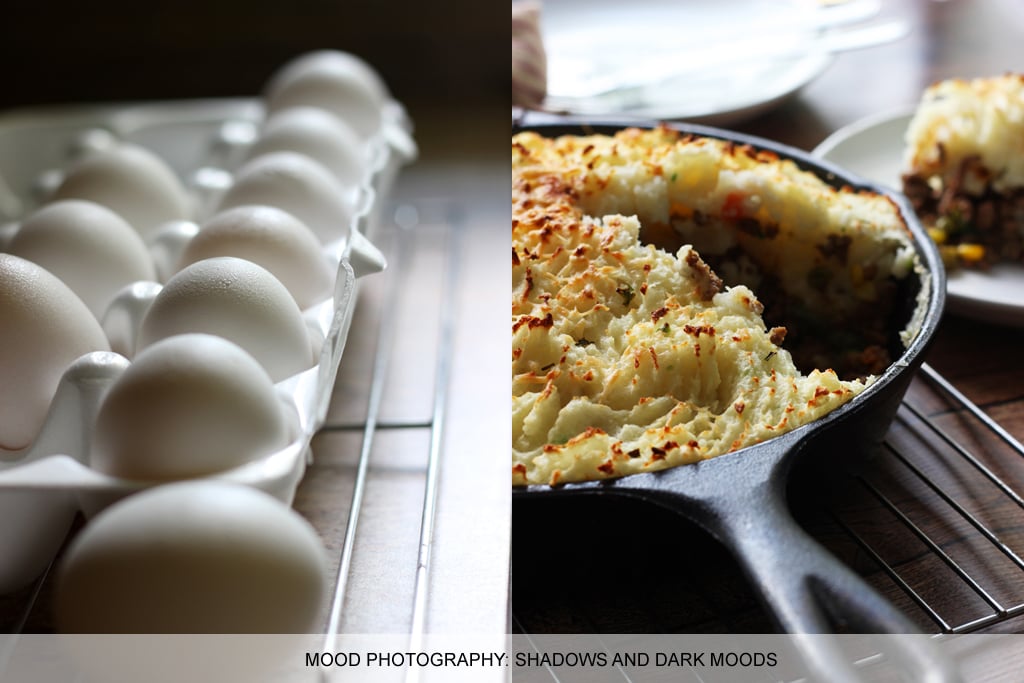 Food photography tips: dark moods