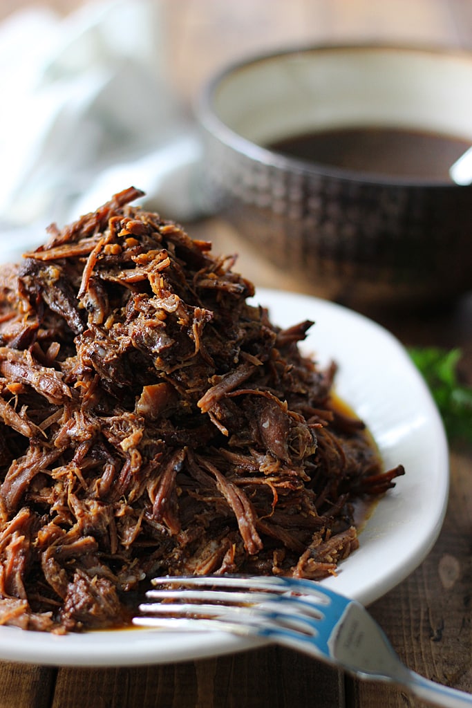 Balsamic Slow Cooker Pot Roast - JoyFoodSunshine