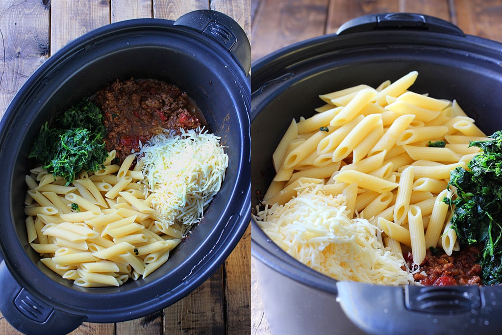 Slow Cooker Beef and Cheese Pasta - The Cooking Jar