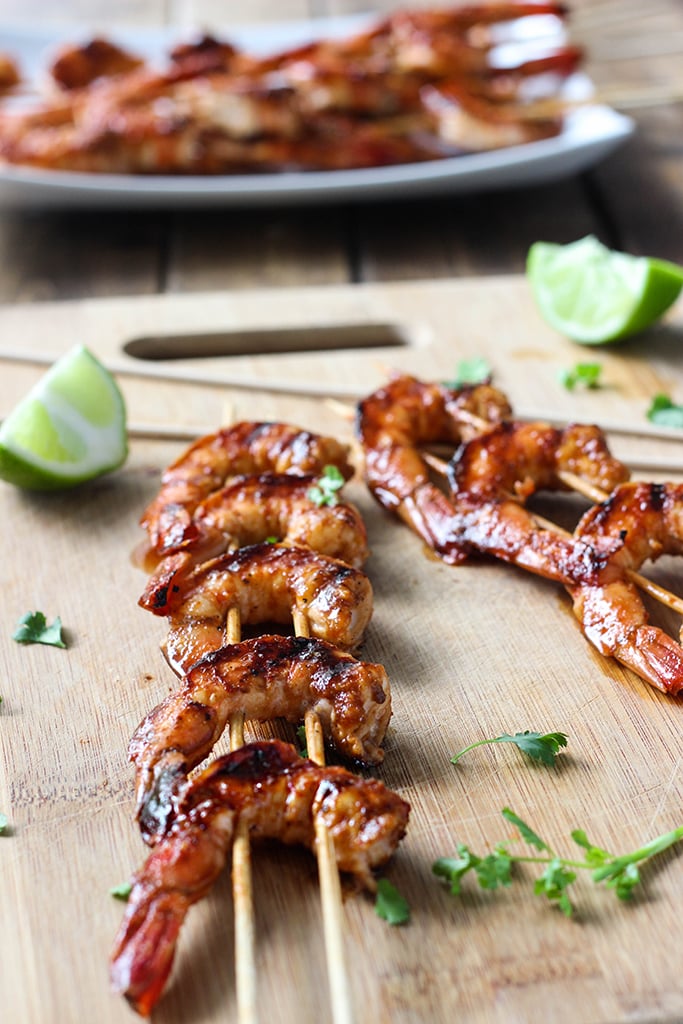 Throw these Sriracha shrimp skewers on the grill for a sweet and tangy Spring kick! Want it with a dip? No problem!