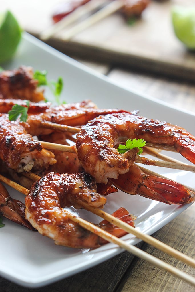 Throw these Sriracha shrimp skewers on the grill for a sweet and tangy Spring kick! Want it with a dip? No problem!