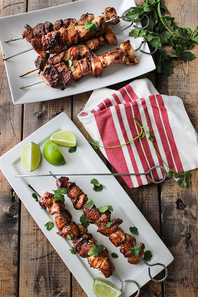 Honey Garlic Chicken Skewers - Nicky's Kitchen Sanctuary