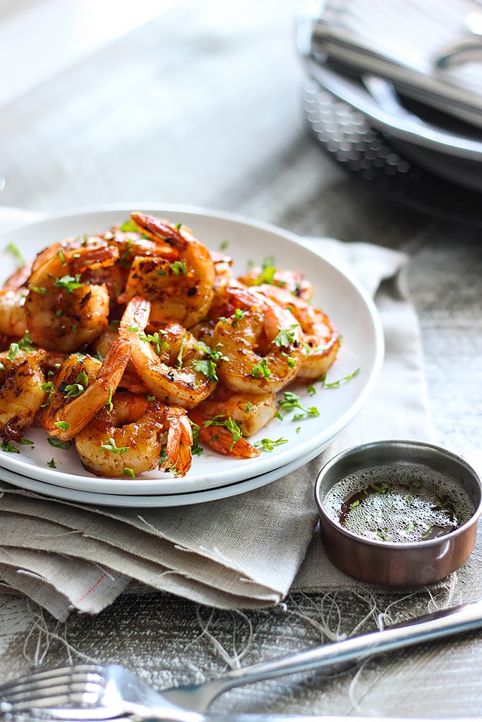 This quick and easy browned butter shrimp skillet is smoky, sweet and savory with a buttery nutty flavor!