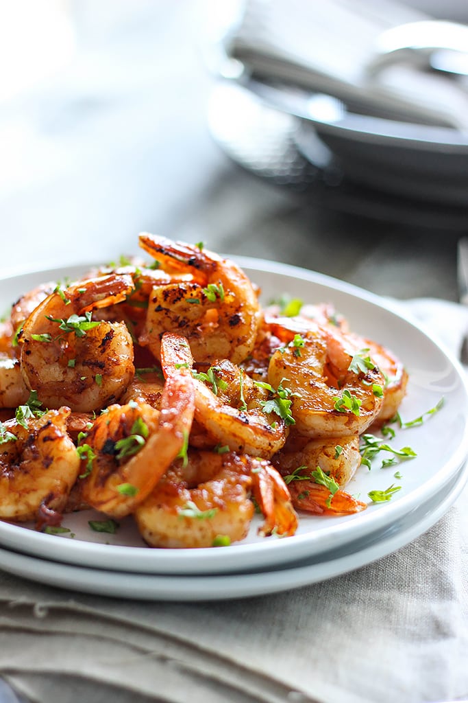 This quick and easy browned butter shrimp skillet is smoky, sweet and savory with a buttery nutty flavor!