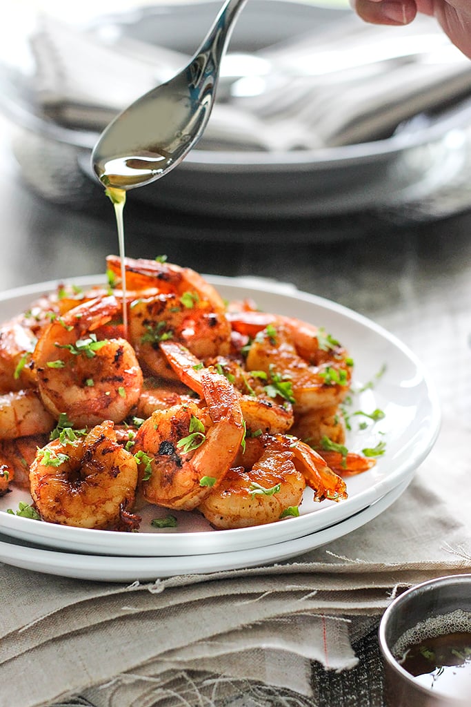 This quick and easy browned butter shrimp skillet is smoky, sweet and savory with a buttery nutty flavor!