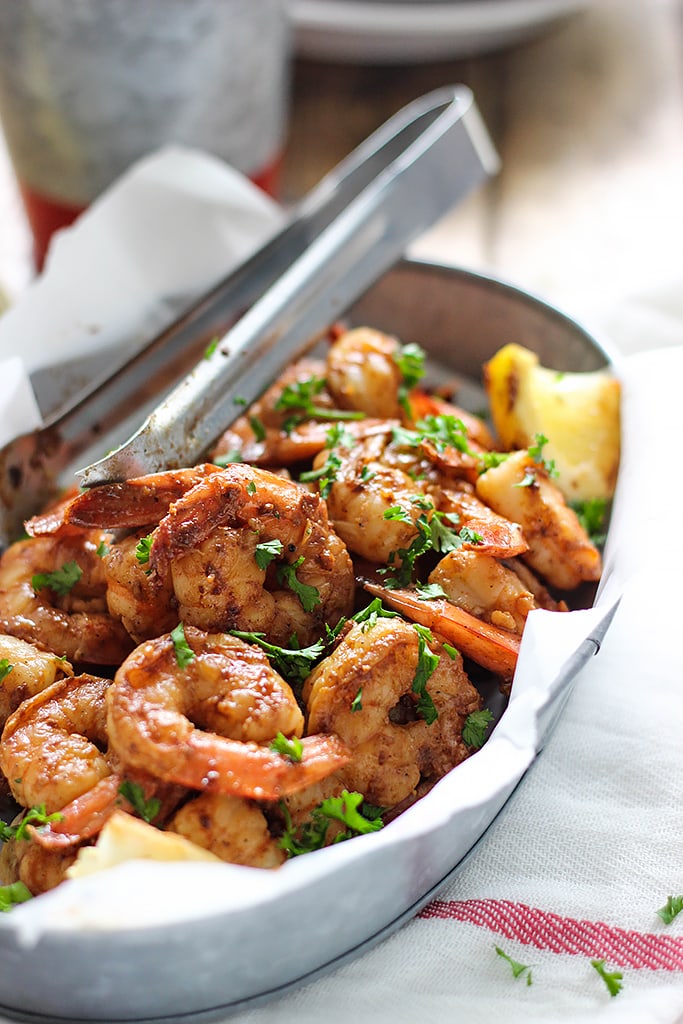 Want a fiery and hot 15 minute shrimp recipe? This spicy New Orleans-style shrimp does the trick!
