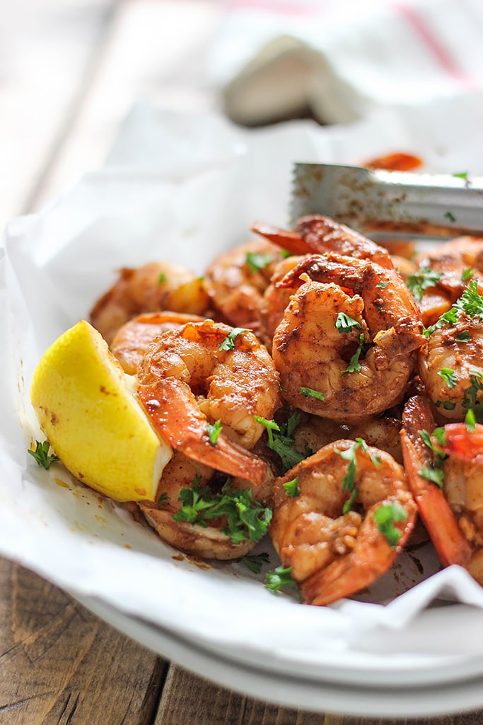 Want a fiery and hot 15 minute shrimp recipe? This spicy New Orleans-style shrimp does the trick!