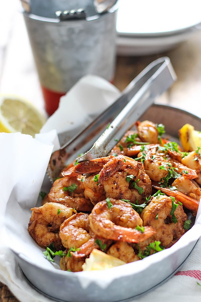 Want a fiery and hot 15 minute shrimp recipe? This spicy New Orleans-style shrimp does the trick!