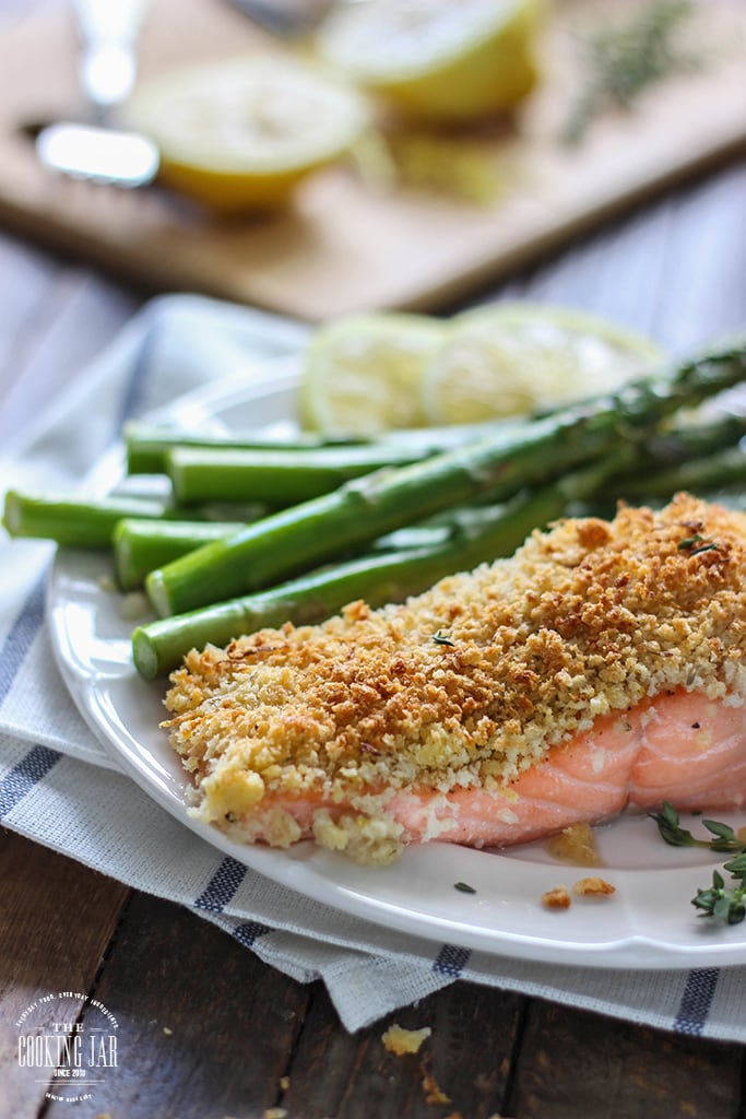 Lemon And Parmesan Crusted Salmon The Cooking Jar