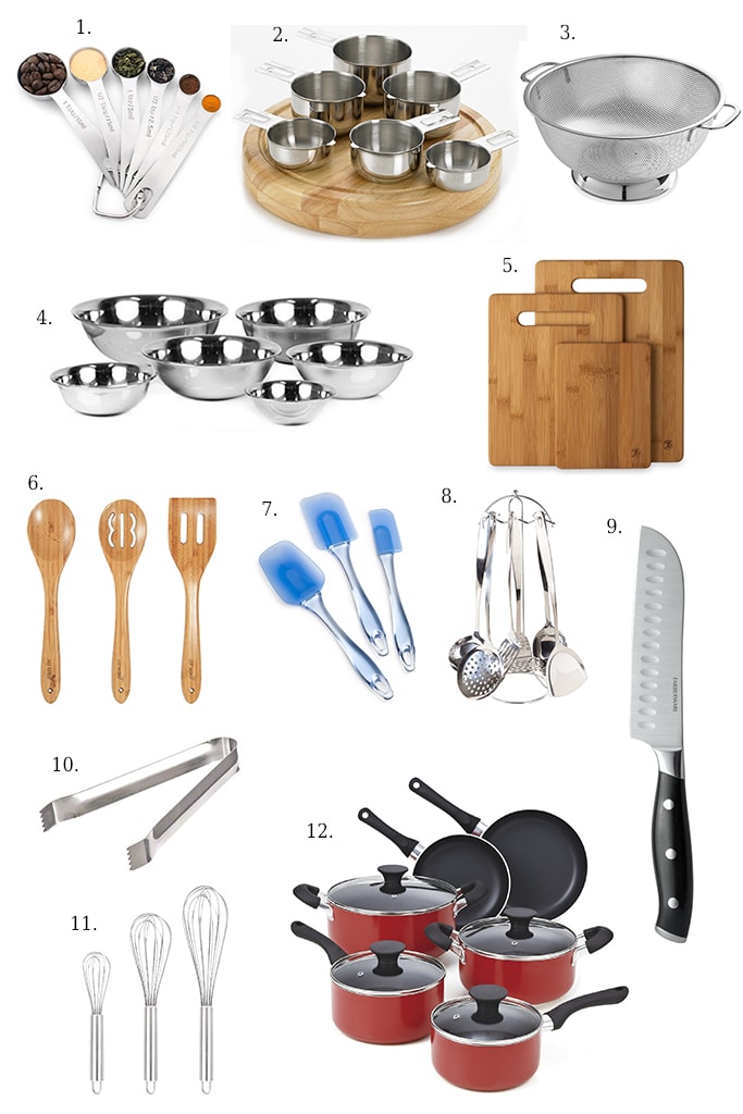 A list of basic kitchen essentials for every kitchen to get you started..