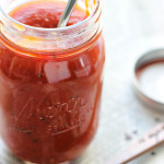 Balance out the tartness from jarred pasta sauces with this beefy sweet roasted red pepper marinara sauce recipe!