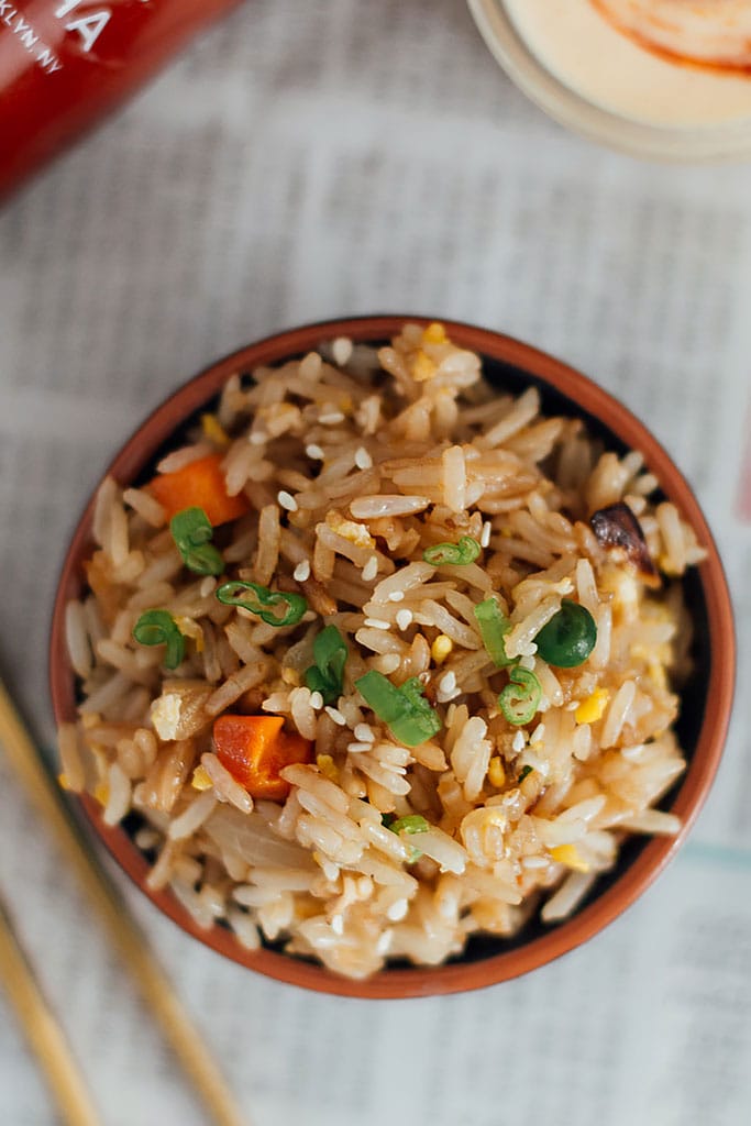 Simple Instant Pot Fried Recipe - Hibachi Style Fried Rice in