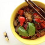 Eggplant and Basil Stir-Fry