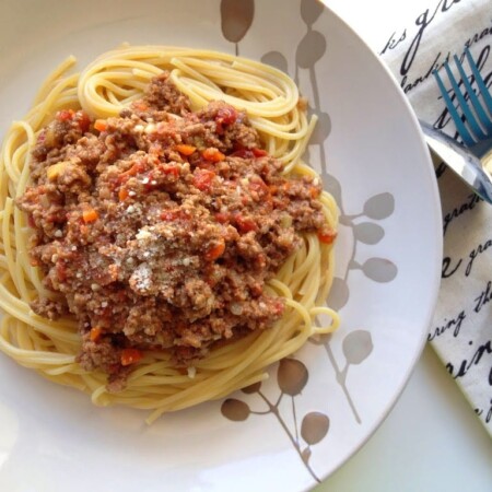 Spaghetti Bolognese - The Cooking Jar