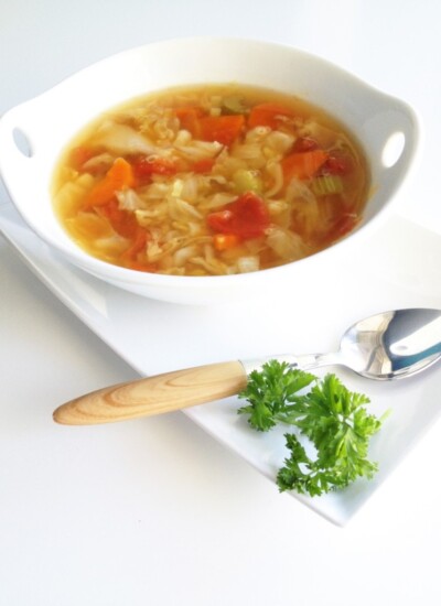 Asian Inspired Cabbage Soup