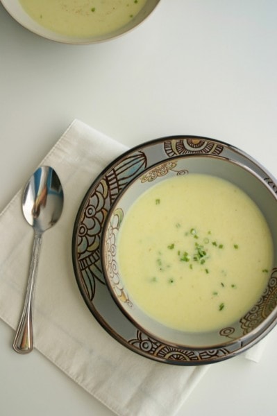 Vichyssoise (Potato and Leek Soup) - The Cooking Jar
