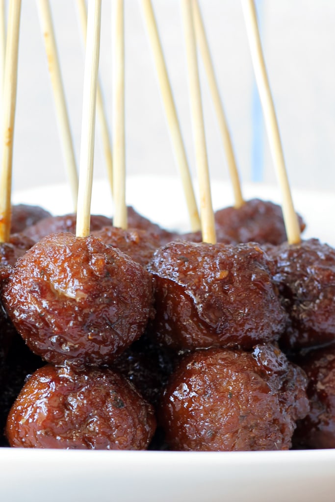 A spicy and sweet glaze make these sweet heat meatballs great for parties. Meatballs on a stick for meatball lovers!