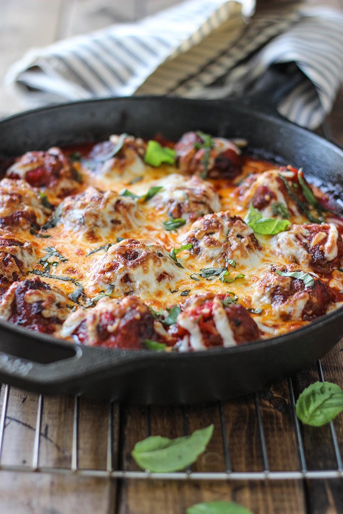 Cheesy Meatball Skillet - The Cooking Jar