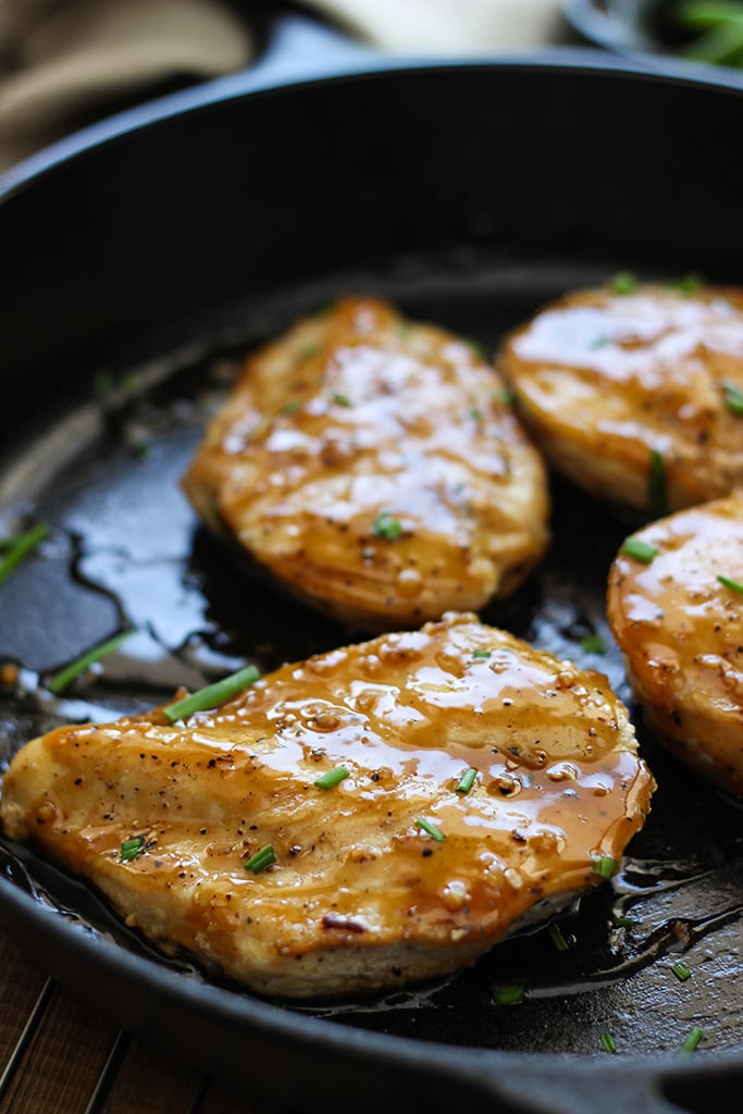 Maple glazed chicken is sweet, tangy and full of flavor. With a robust glaze to start your meal and ready in 30 minutes.