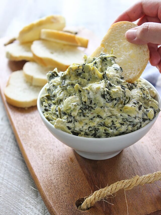 Slow Cooker Spinach and Artichoke Dip The Cooking Jar