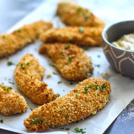 Oven-Baked Buttermilk Chicken Strips - The Cooking Jar