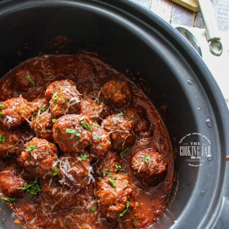 These slow cooker Italian meatballs are a great answer for quick weeknight dinners. Freeze leftovers for another day!